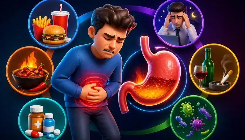 Why do gastric problems occur Gastroenterology Hospital, Uttam Nagar, Delhi